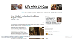 Desktop Screenshot of lifewithchcats.com